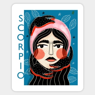 SCORPIO GIRL Sticker